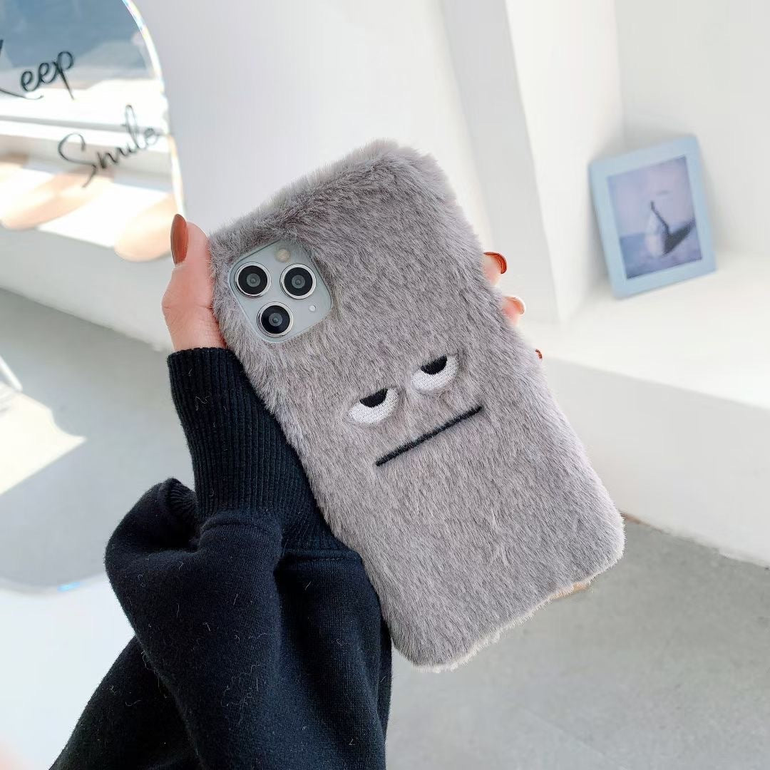 FurryShield Case – Soft Grey Protective Phone Cover