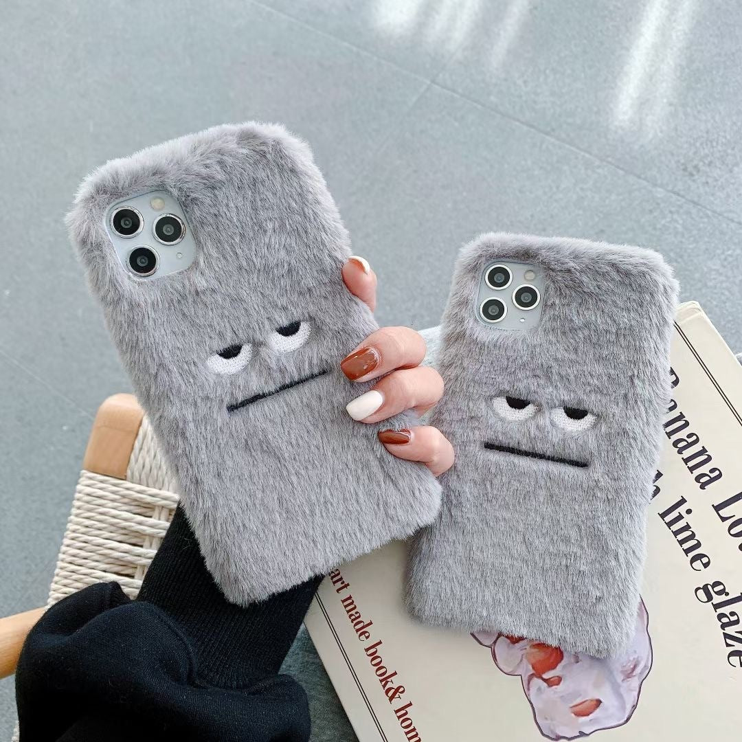 FurryShield Case – Soft Grey Protective Phone Cover